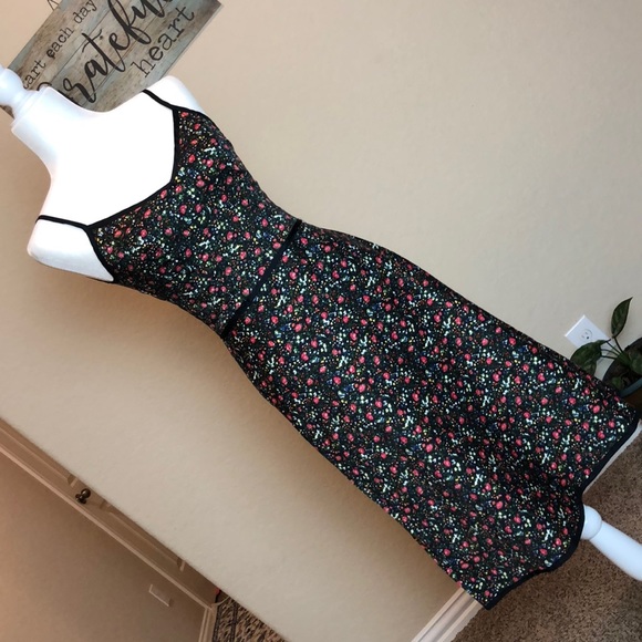 JS Signature Dresses & Skirts - JS Signature Black Cotton Spandex Dress Sz 4